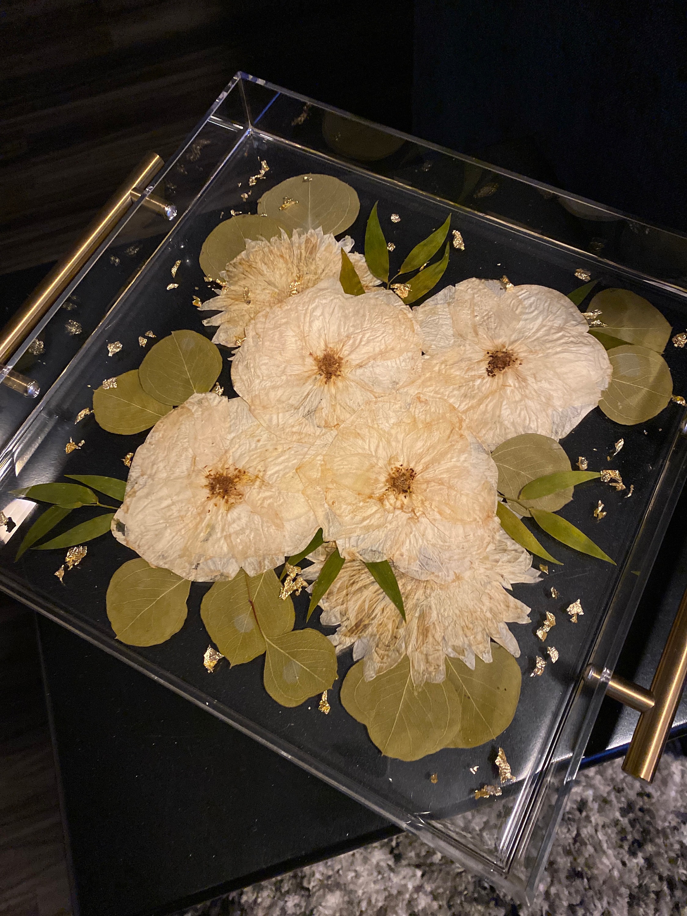 Preserved flowers from Megan's etsy review