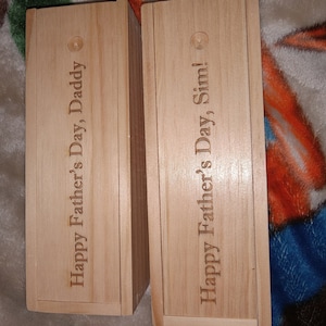 PERSONALIZED Printed and Engraved Set of 28 White Double-Six Dominoes in Wooden Box with FREE Shipping (3 Options)