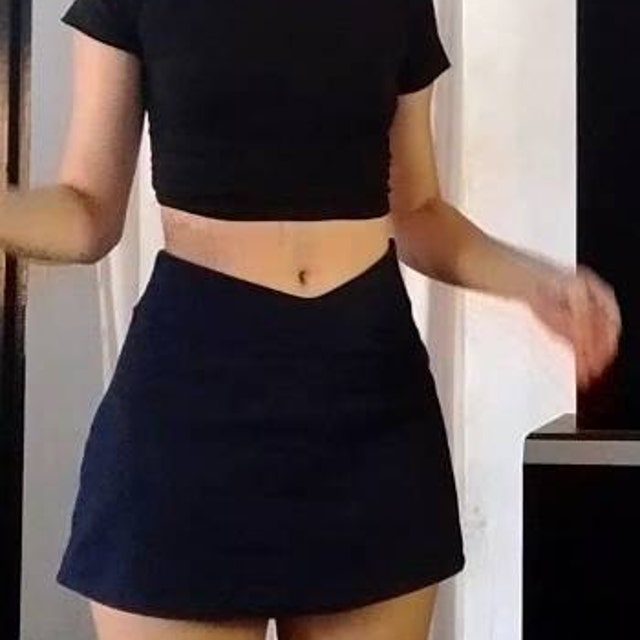 V-front Micro Mini Skirt, Skort PDF Sewing Pattern | 3