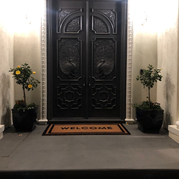 Double Border Doormat,frame Border Doormat,double Door Doormat,24 X 72 ...