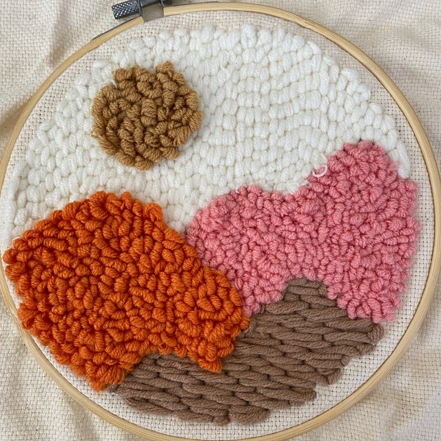 CEOVR Punch Needle Embroidery Kit Simple Casual Punch Needle