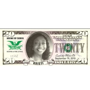 personalized custom play money dollars 10 of each 1 5 10 etsy