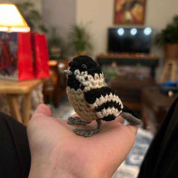 Little Chickadee Written Crochet Pattern | Realistic Bird Crochet ...