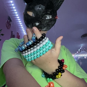 custom flat stitch kandi cuff