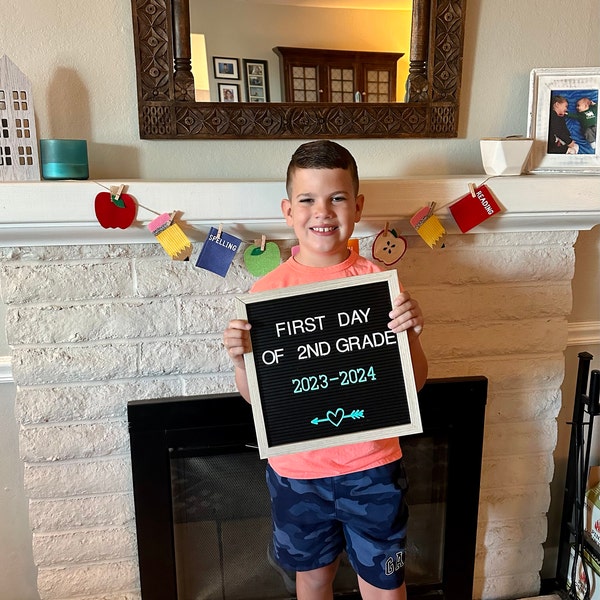 Back to School Banner // Classroom Decor // First Day of School // Back ...