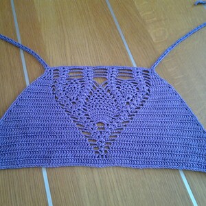 Crochet Haltertop Pattern, Crochet Bikini Top Pattern, Bikinis