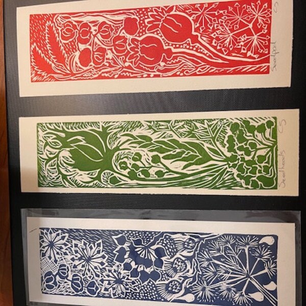 Autumn Tree Linocut Print, Tree Linocut Print, Fall Leaf Print ...