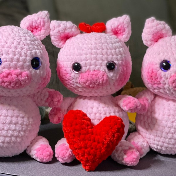 Crochet Pattern - Susu the Valentine Pig - Etsy
