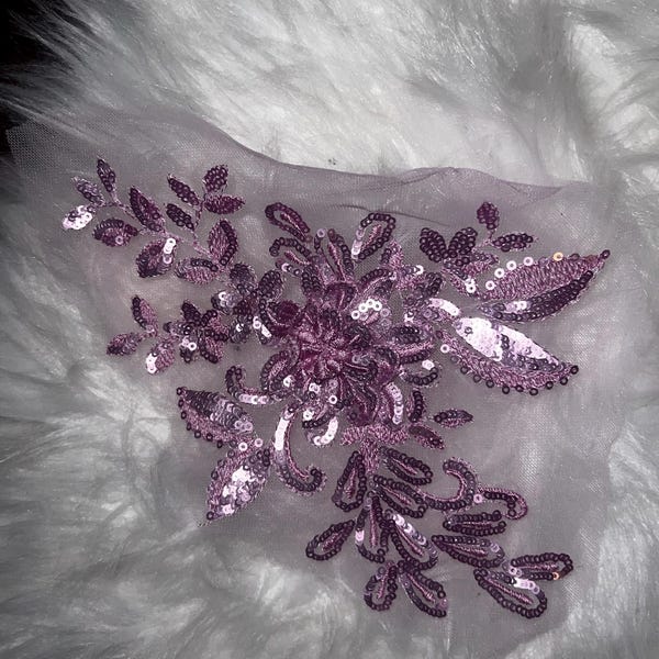 BLUSH PINK 3D FLORAL DESIGN EMBROIDERY AND BEADED WITH RHINESTONES ON MESH LACE main image 0