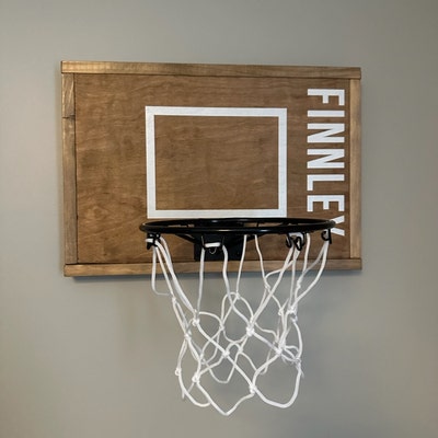 Custom Basketball Goal Groomsmen Gift Rustic Basketball - Etsy