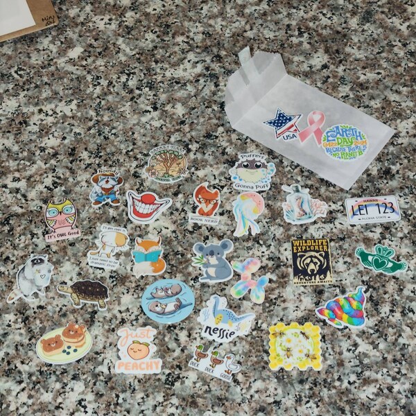 50 MINI Sticker Pack, Assorted Mini Stickers, Sticker Bomb, Tiny ...