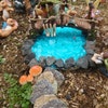Bridge With Blue Bird, Rope Bridge, Log Effect Bridge, Fairy Garden ...