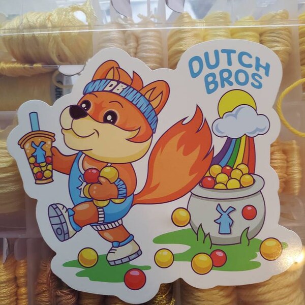 2024 Dutch Bros Stickers Etsy