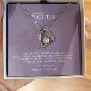 Tochter Geschenk schöne HerzHalskette kleine Geschenke für Tochter