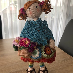 Crochet Pattern for Doll YLVI Pdf deutsch English | Etsy
