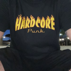 Maglietta In Cotone Per Uomo Con Stampa Punk Rock Di Stazioni Radio