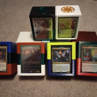 MTG EDH Commander Deck Box W/ Toploader Slot for Stanley Tool Box ...