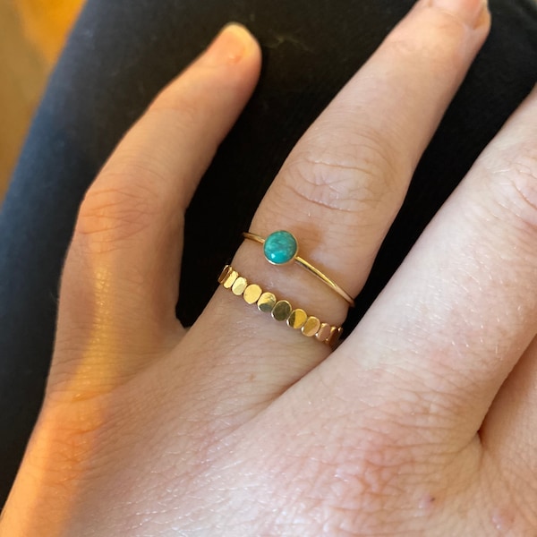 Gold Turquoise Ring, Turquoise Ring Gold, Turquoise Ring, Turquoise ...