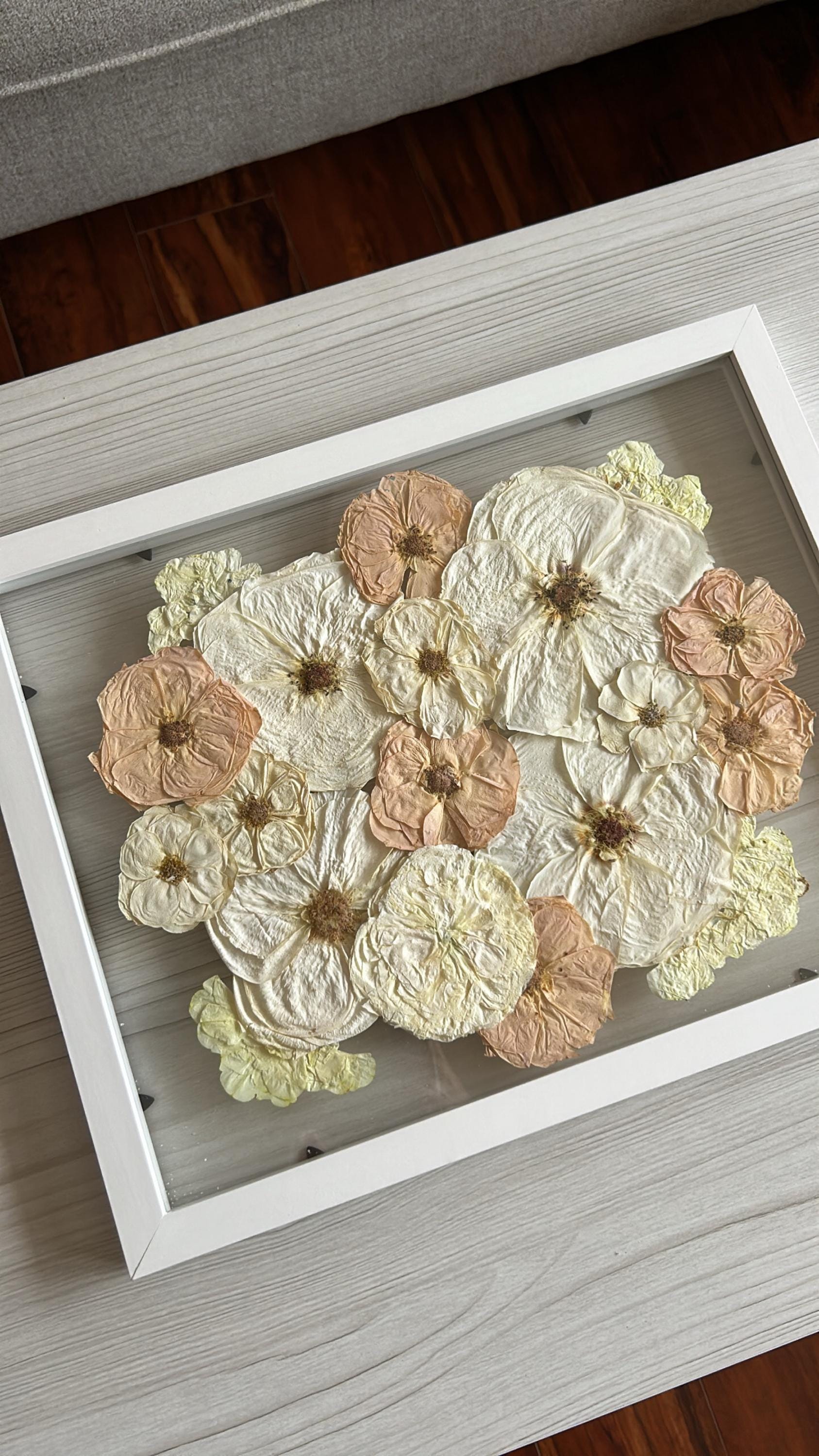 Preserved flowers from Courtney's etsy review