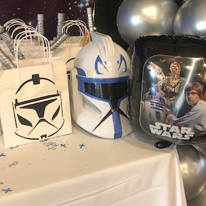 Stencil Per Pittura Facciale Star Wars Stormtrooper Artigianato 7 - Foto 3