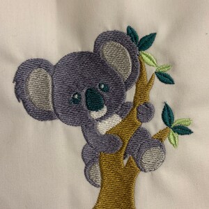 Koala Machine Embroidery Design Cute Forest Animals Instant - Etsy