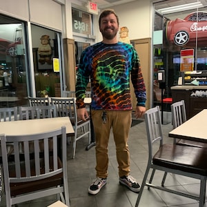 mens tie dye sweatshirt
