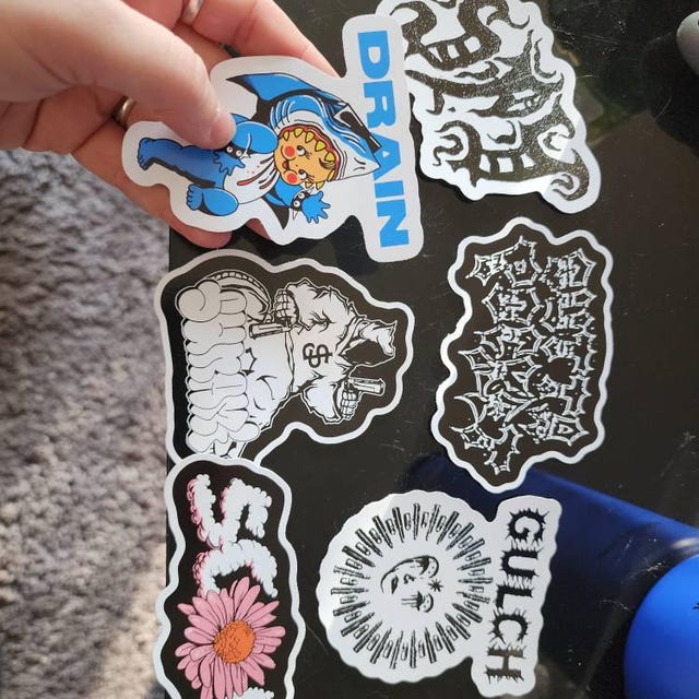 Hardcore / Punk / Metal Sticker Pack (10 Stickers) SET 5 Vinyl