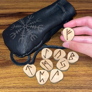 Runecaller Norse Rune Wand Volva Staff Distaff Asatru Altar | Etsy