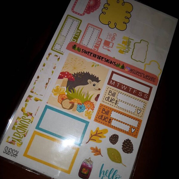 Deluxe Weekly Planner Sticker Kit - Etsy