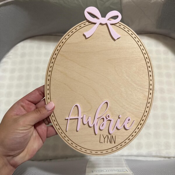 Dinosaur Birth Stat Sign | Wooden Newborn Photo Prop | Customizable Baby Boy Keepsake For Nursery
