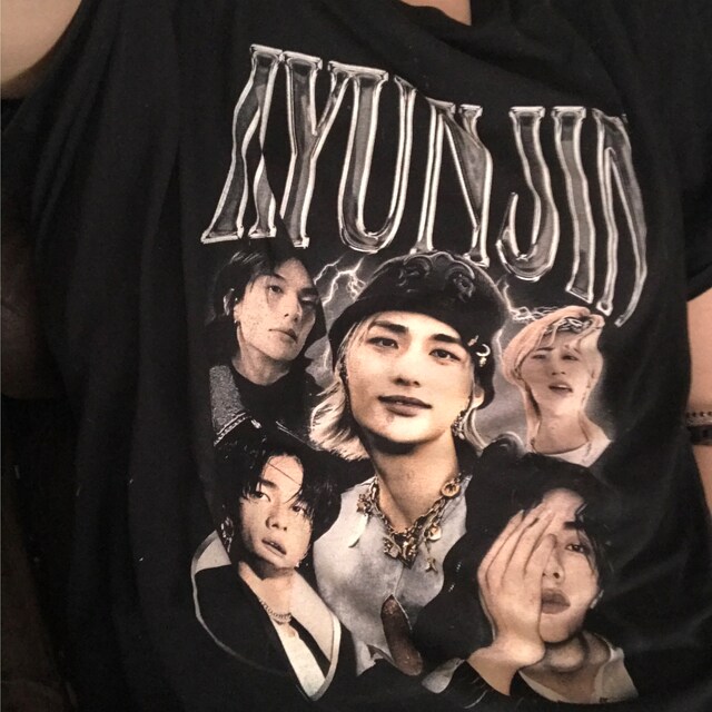 アイドル RUNSEOKJIN in JAPAN S/S T-SHIRT BLACK RUNSEOKJIN in JAPAN Official Merch ☆ PHOTO CARD ☆ INSTANT
