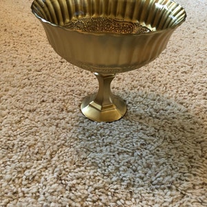 Clear Compote Bowl, Clear Compote Vase, Pedestal Vase, Wedding ...