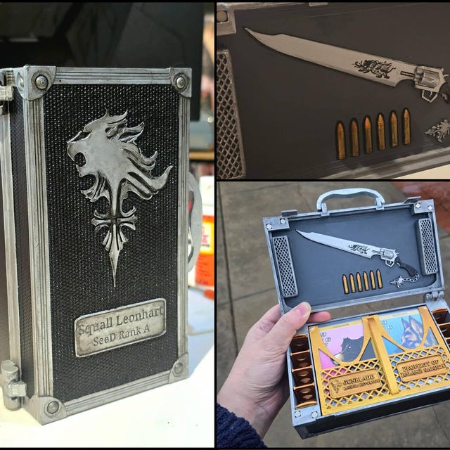 3D ファイル - FFVIII ガンブレードケース デッキボックス (物理的な