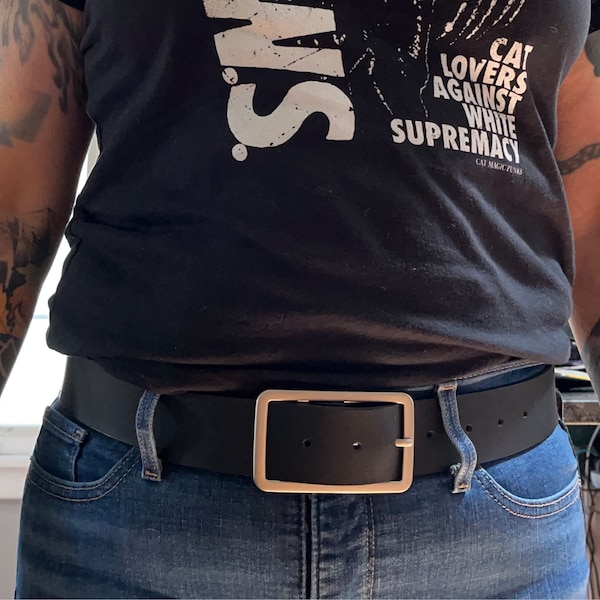 womens black waist belt
