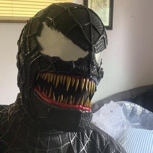 【スパイダーマン】新品 ブラックスパイダーマン ヴェノム マスク サムライミ版 ヴェノムマスク エディマスク サムライミ スパイダーマンマスク