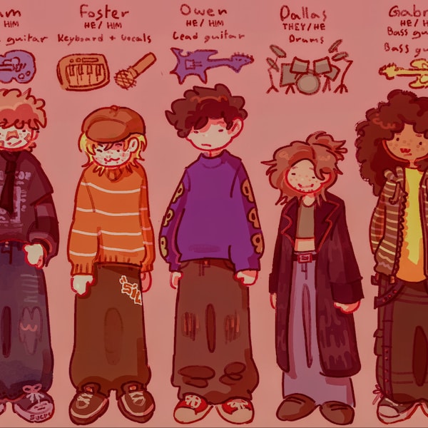 Custom Character Design + Reference Sheet Commission (OPEN) Ref Sheet ...