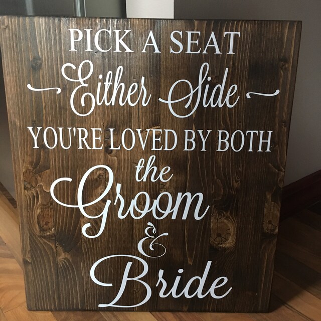 Pick a seat…” (easel) – Crafted Charm LLC