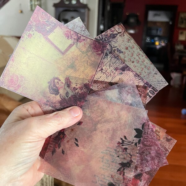 Vellum Sticker Sheet Pack. Each Pack Contains 10 Sheets - Etsy