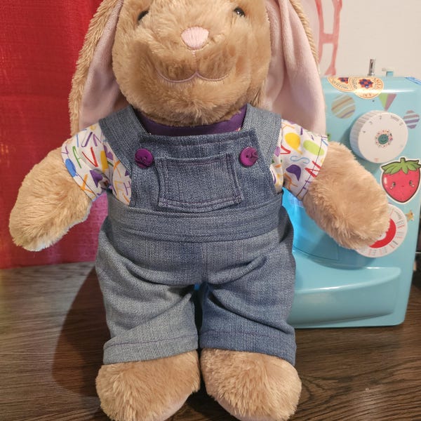 PYJAMAS / PAJAMAS Pjs PDF Pattern for Teddy Bear. Fits 15-18 Inch Bears ...