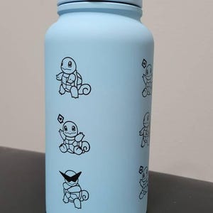 旧裏 ゼニガメ ウォーターパワー 美品 ゼニガメ スクワッド ウォーターボトル 刻印入り コーヒータンブラー