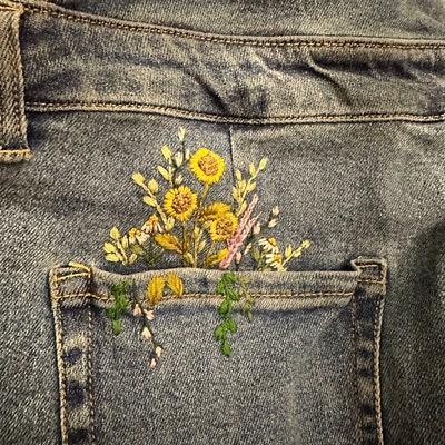 A Pocket Full of Posies Embroidery PDF & Pattern - Etsy