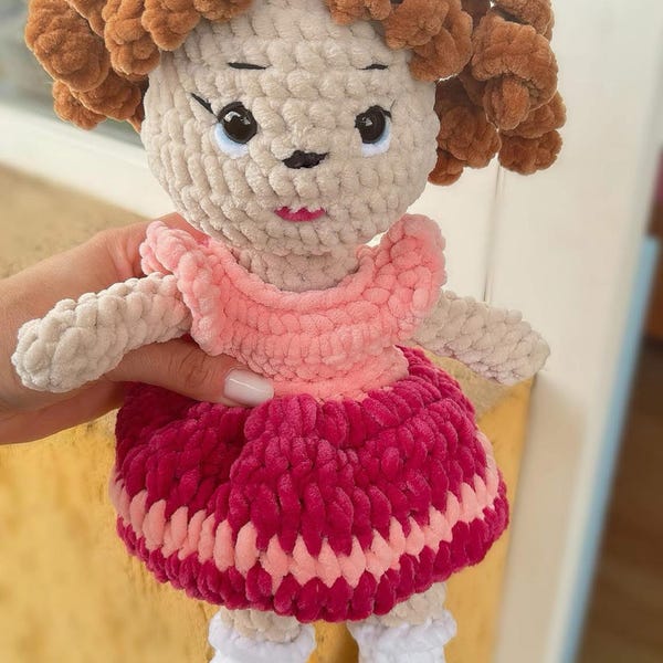 Crochet Plush Doll Pattern: Amigurumi Baby Ella (PDF Pattern) - Etsy
