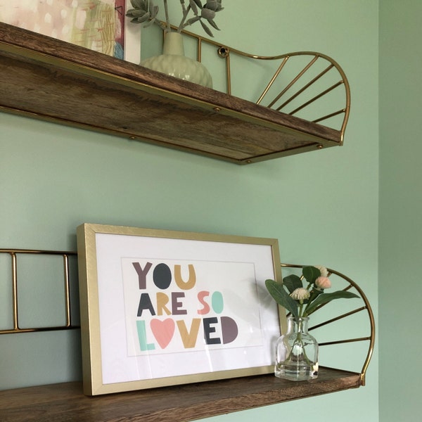 You Are so Loved Colorful Printable Nursery Print Nursery Room Decor ...