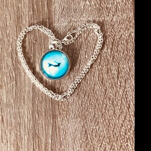 Moon Wolf Glow In The Dark Necklace – Unique Lovers Gift, Noctilucent Pendant For Him Or Her - View #8
