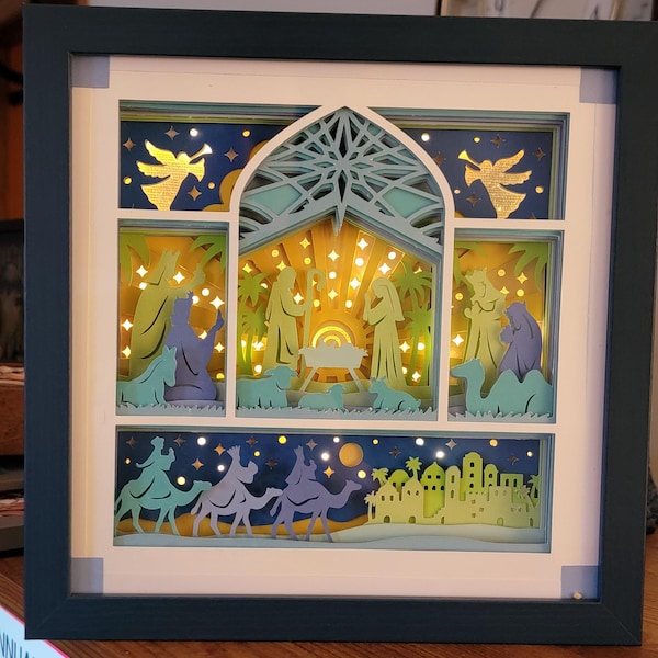 Shadow Box Frame SVG for Cricut Projects, Square Frame Svg, Rectangle ...