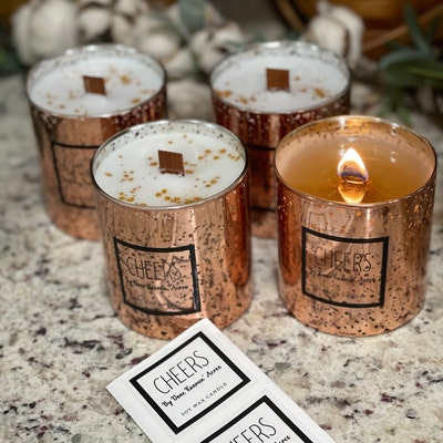 Candle Label Square-custom Candle Label Sticker Gold Foiled Candle ...
