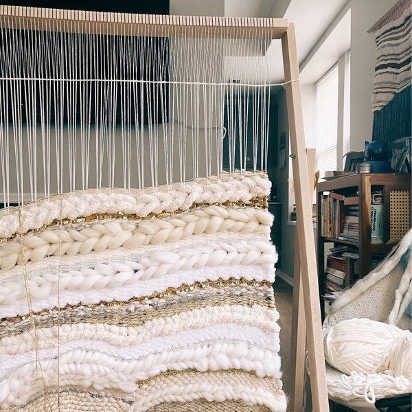 Loomed Large Statement Weaving Loom: Extra Large 4ft X 4ft, Designed by Maryanne ...