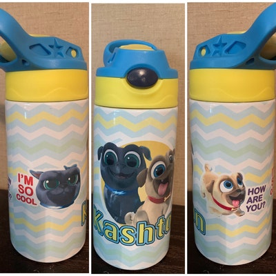 12oz Flip Top Kids Water Bottle Template, Flip Top Tumbler Template ...