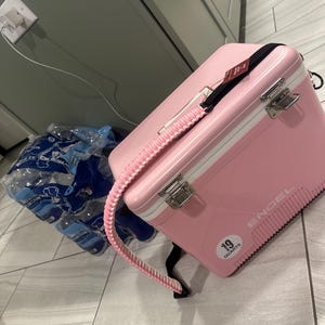 19 Qt Engel Pink Cooler With Para-cord Custom Strap - Etsy
