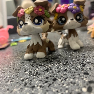 Littlest PetShop OOAK dog corgi world of warcraft custom, handmade, handpainted : Achat occasion | Figurines Hasbro Très bon état